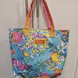 Lilly Pulitzer Vibrant Floral Tote